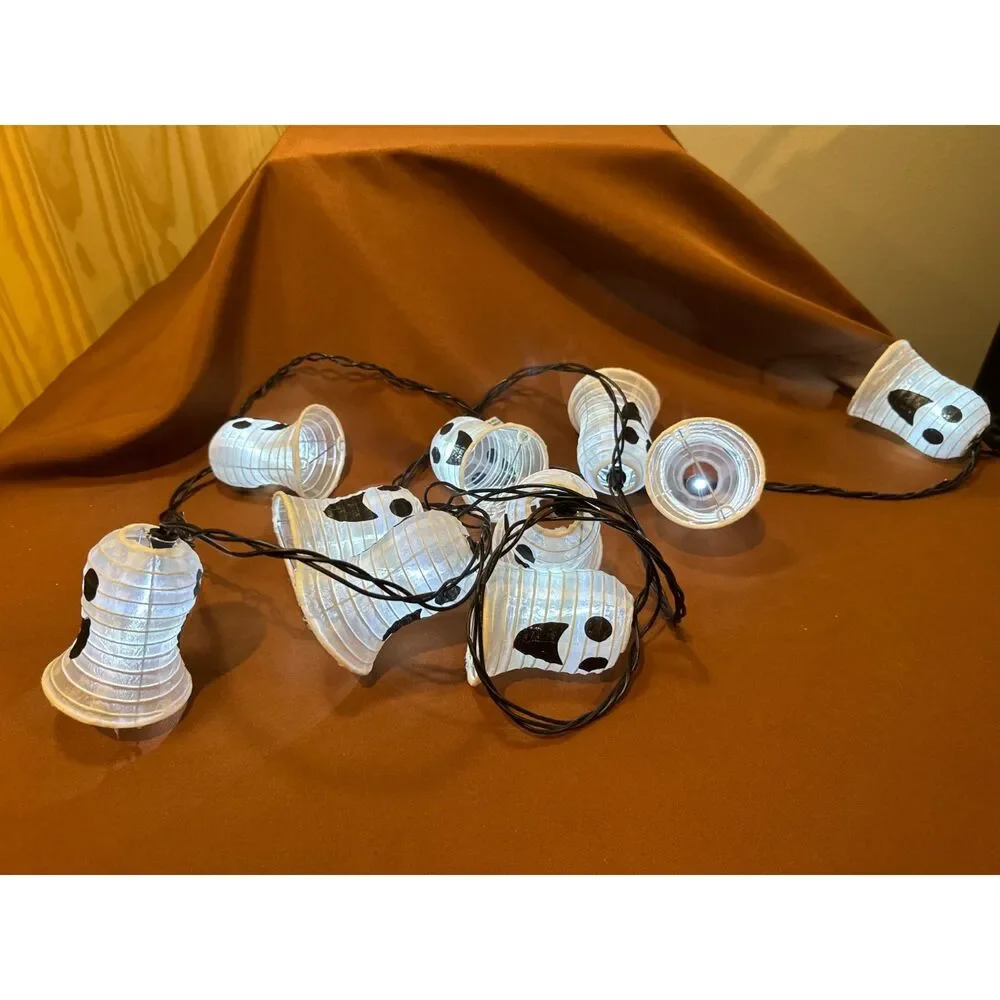 Halloween Ghost String Holiday Lights Set of 10